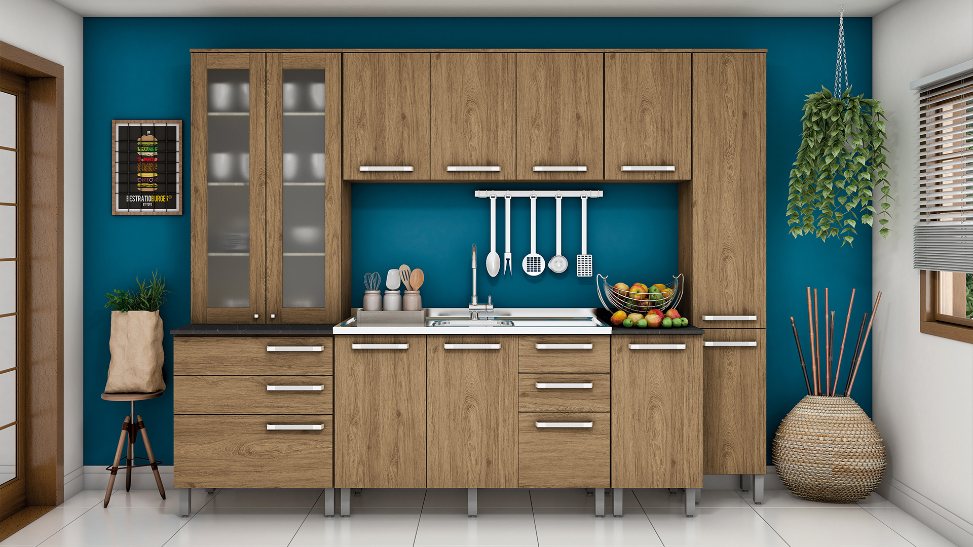 Cores e Ambientes: Cozinhas e Salas de Jantar