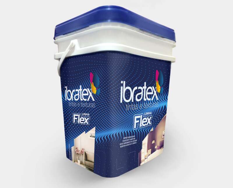 Ibratex Balde Linha Flex 18 litros